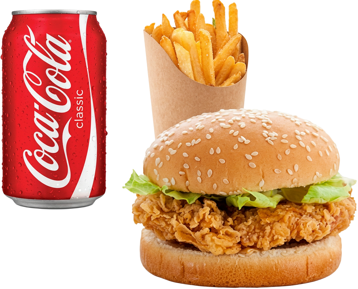 Menú Zinger Burguer