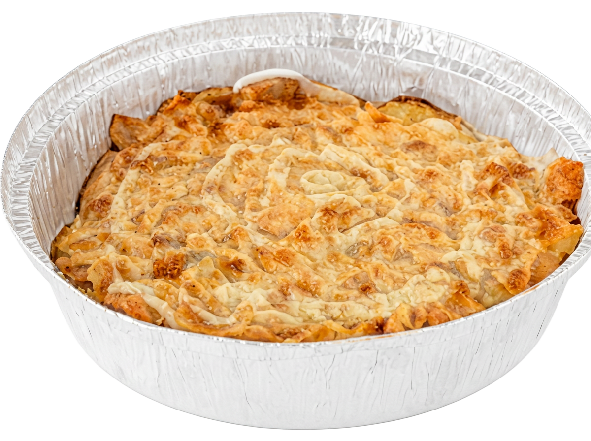 Tarrina Gratinada Patatas ó Arroz + Carne · Pequeña