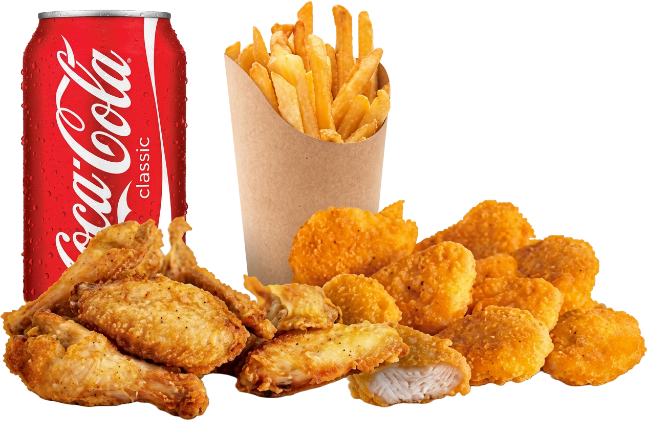 Menú Alitas o Nuggets